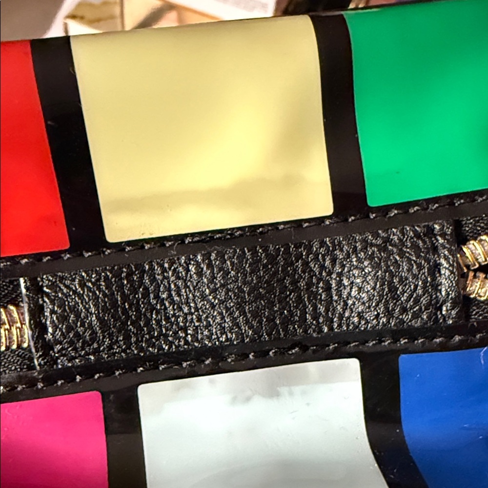 Betsey Johnson Colorful Block Cosmetic Bag - Picture 11 of 13